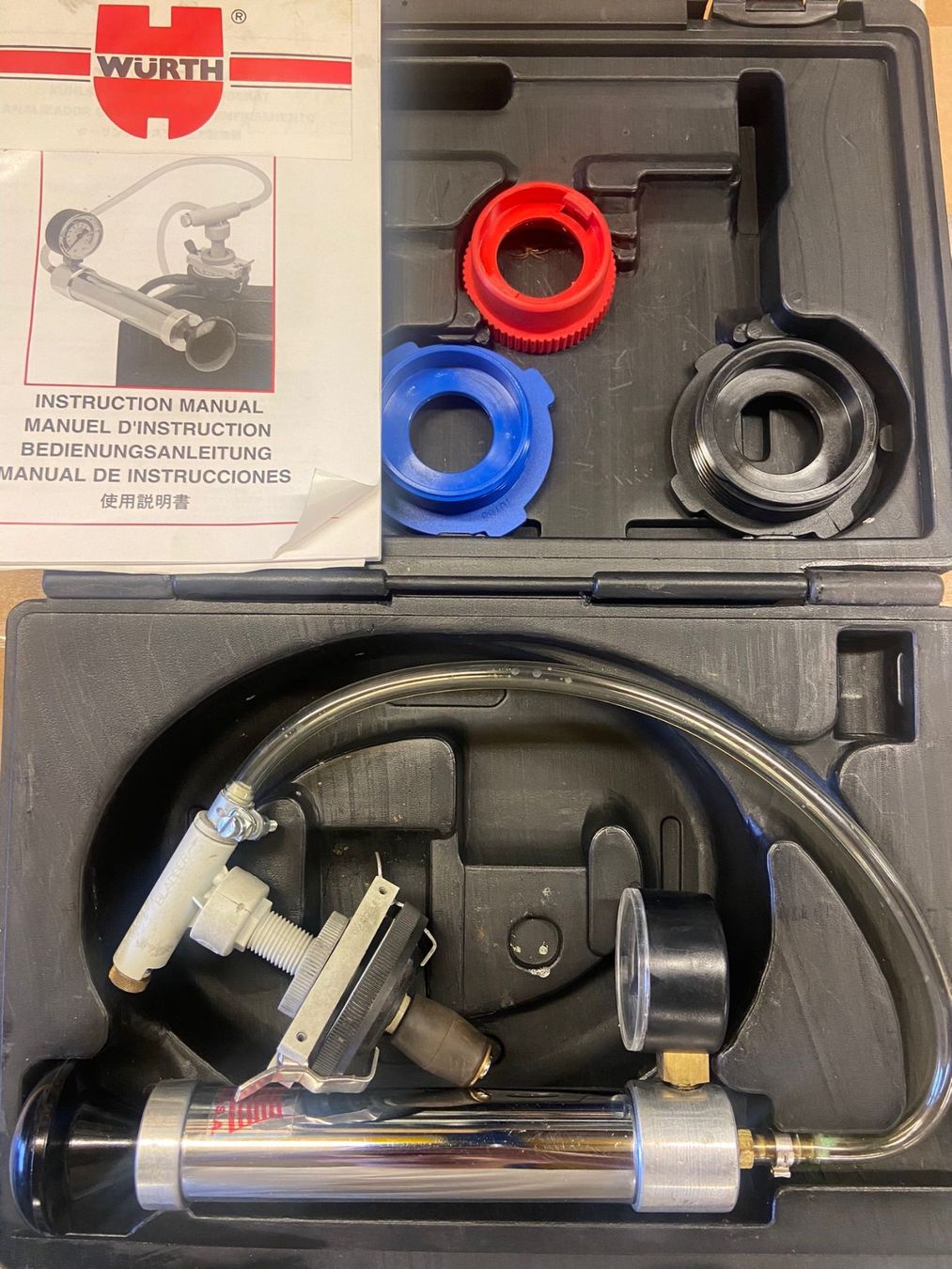Würth Tutti gli attrezzi: Testeur Circuit Refroidissement/Kühlsystemtester Wurth – Nuovo (secondo la descrizione) da Echallens venduto da Tools0101