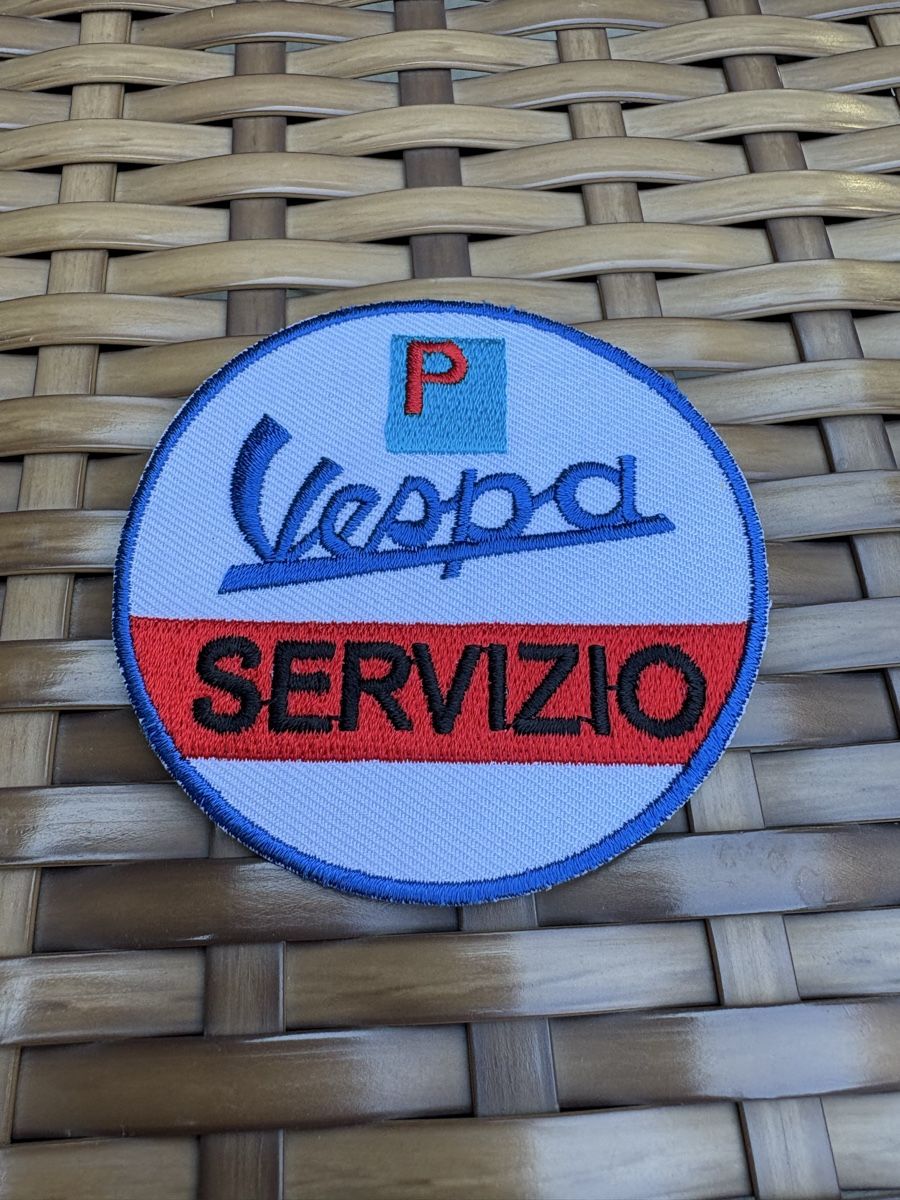 Insignes: Vespa Servizio Aufnäher Patch neu – Neuf avec emballage d'origine à Teufen AR par AykutS