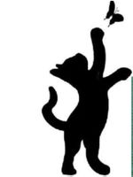Stanzschablone Nr. R200, kleine Katze (Sizzix geeignet)