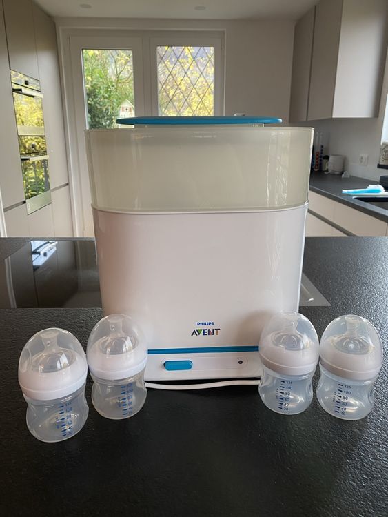 Philips Avent Sterilisator inkl. 4 Flaschen | Kaufen auf Ricardo