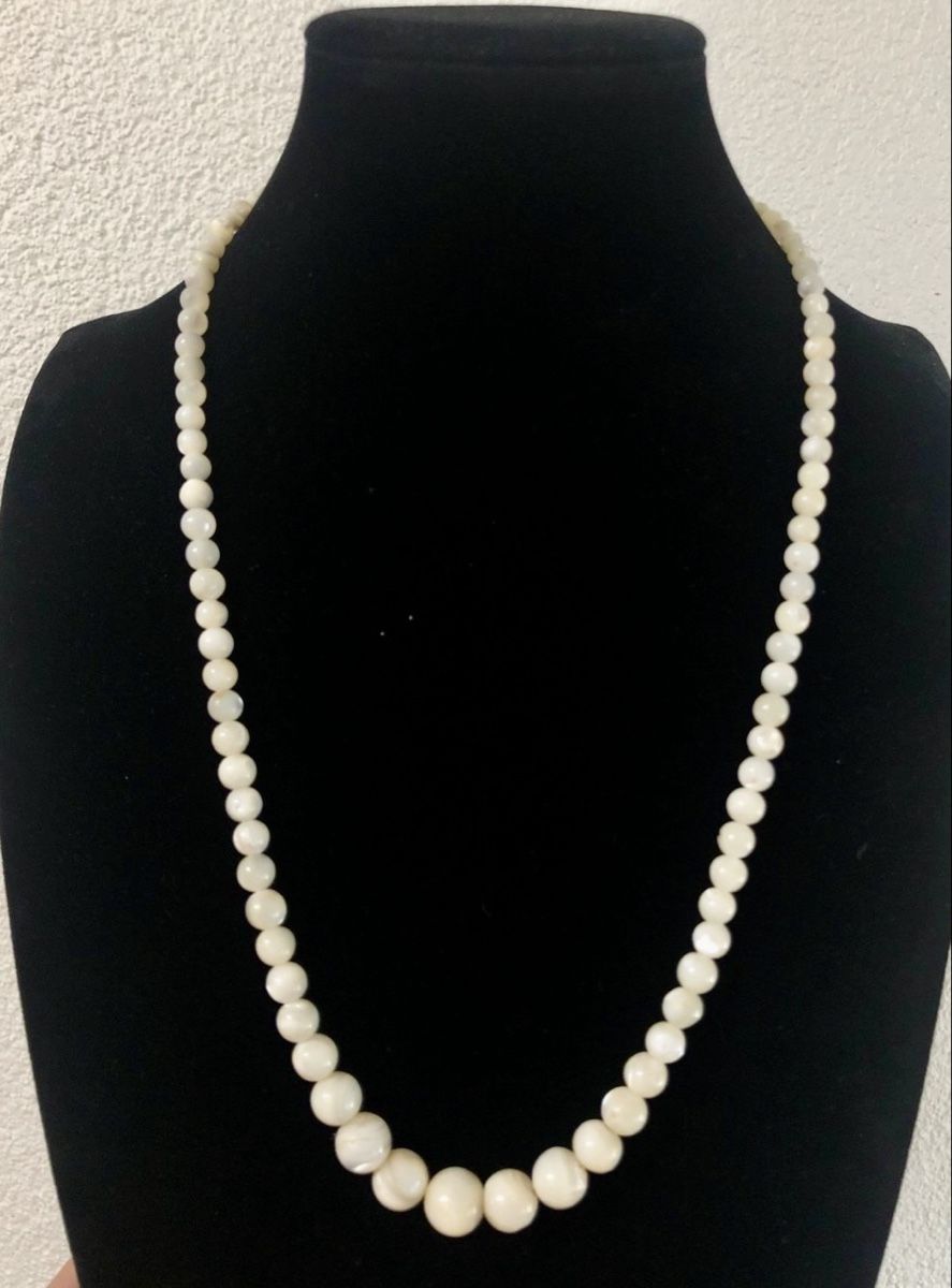 Catenine: Vintage Perlmutt-Kette, 58cm! – Usato da St. Gallen venduto da reg_f8h8 1