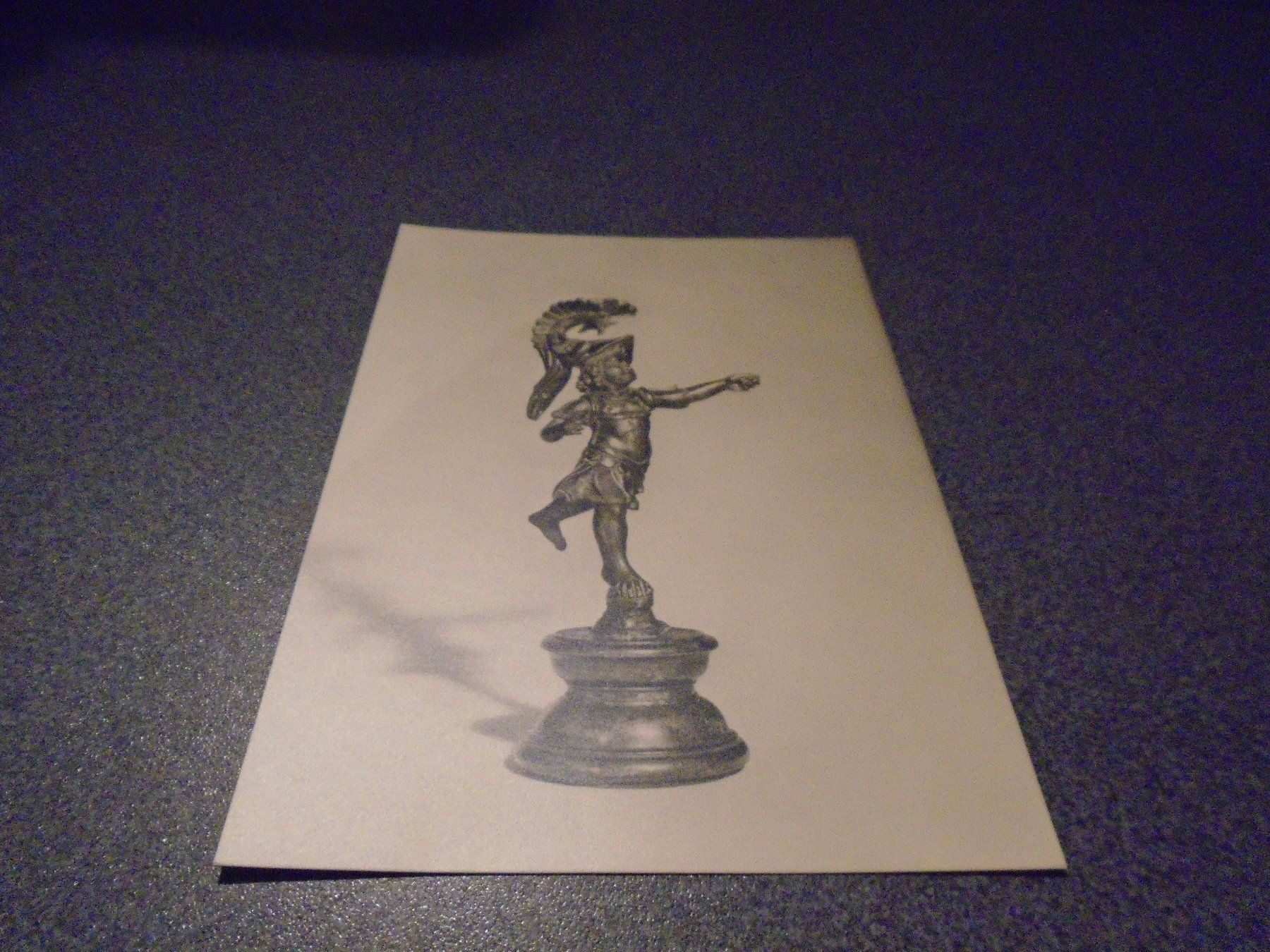 Cartoline postali: Ansichtskarte Statuette des Amor in Kriegsrüstung – Usato da Zürich venduto da abraxas1291