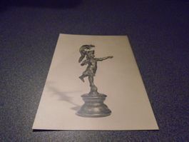Ansichtskarte Statuette des Amor in Kriegsrüstung