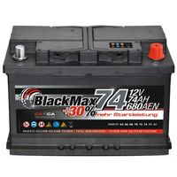 BlackMax +30% 12V 74Ah Autobatterie