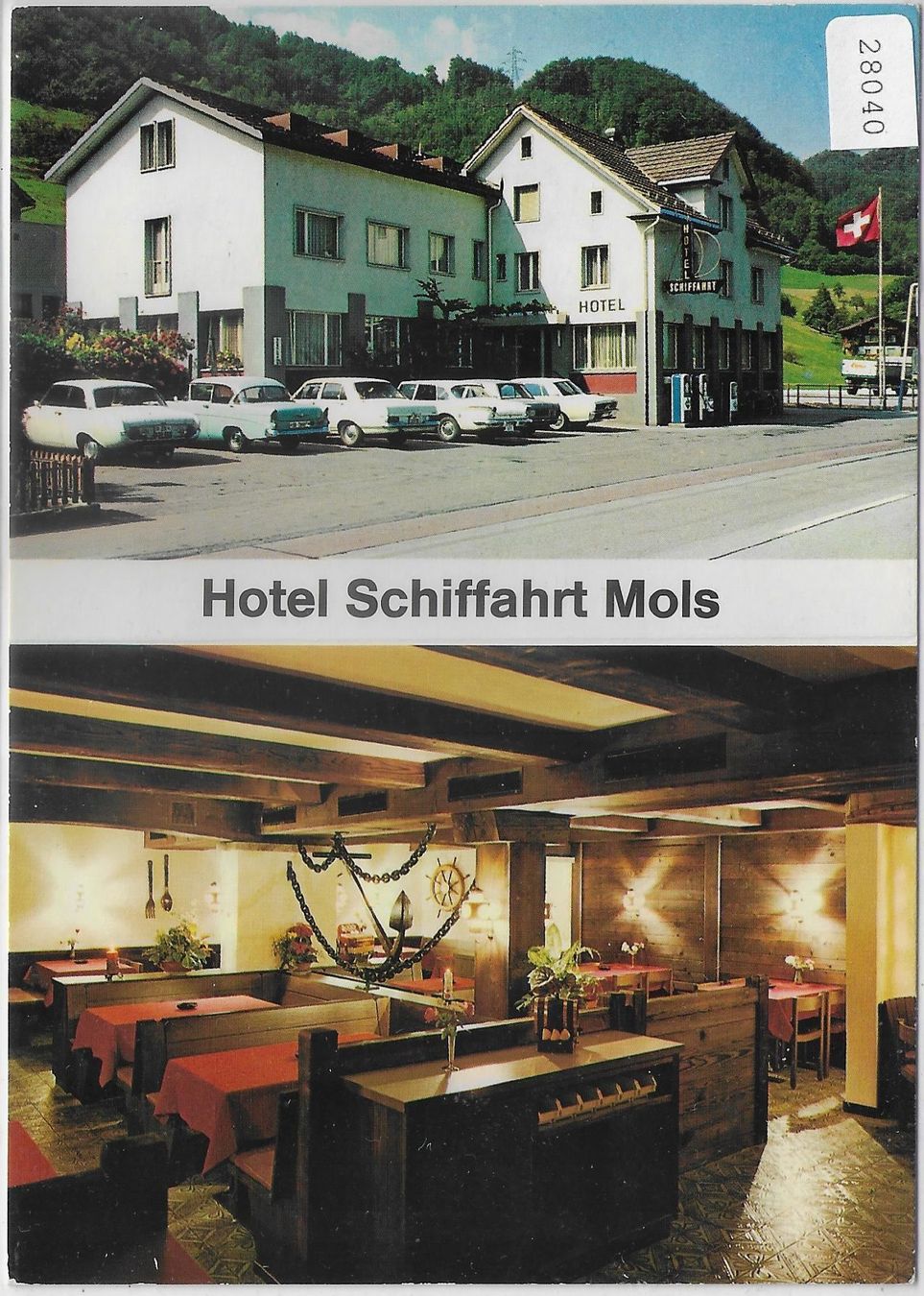 Cartoline postali: Hotel Schiffahrt Mols – Usato da Ettingen venduto da Kartenplanet