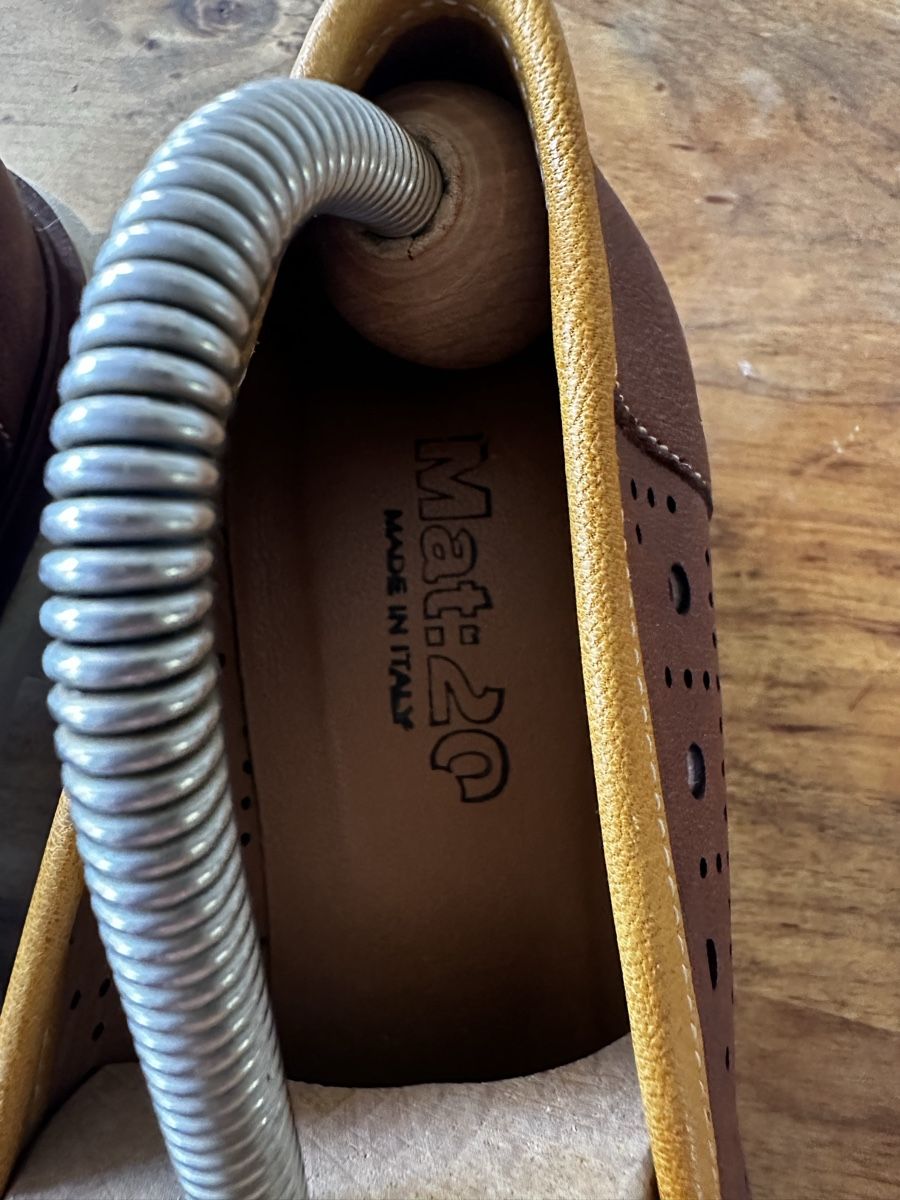 Damenschuhe: Mocassins Mat20 cuir marron perforé pointure 37 – Neu (gemäss Beschreibung) aus Châtelaine von Alexandra.jankowski 4