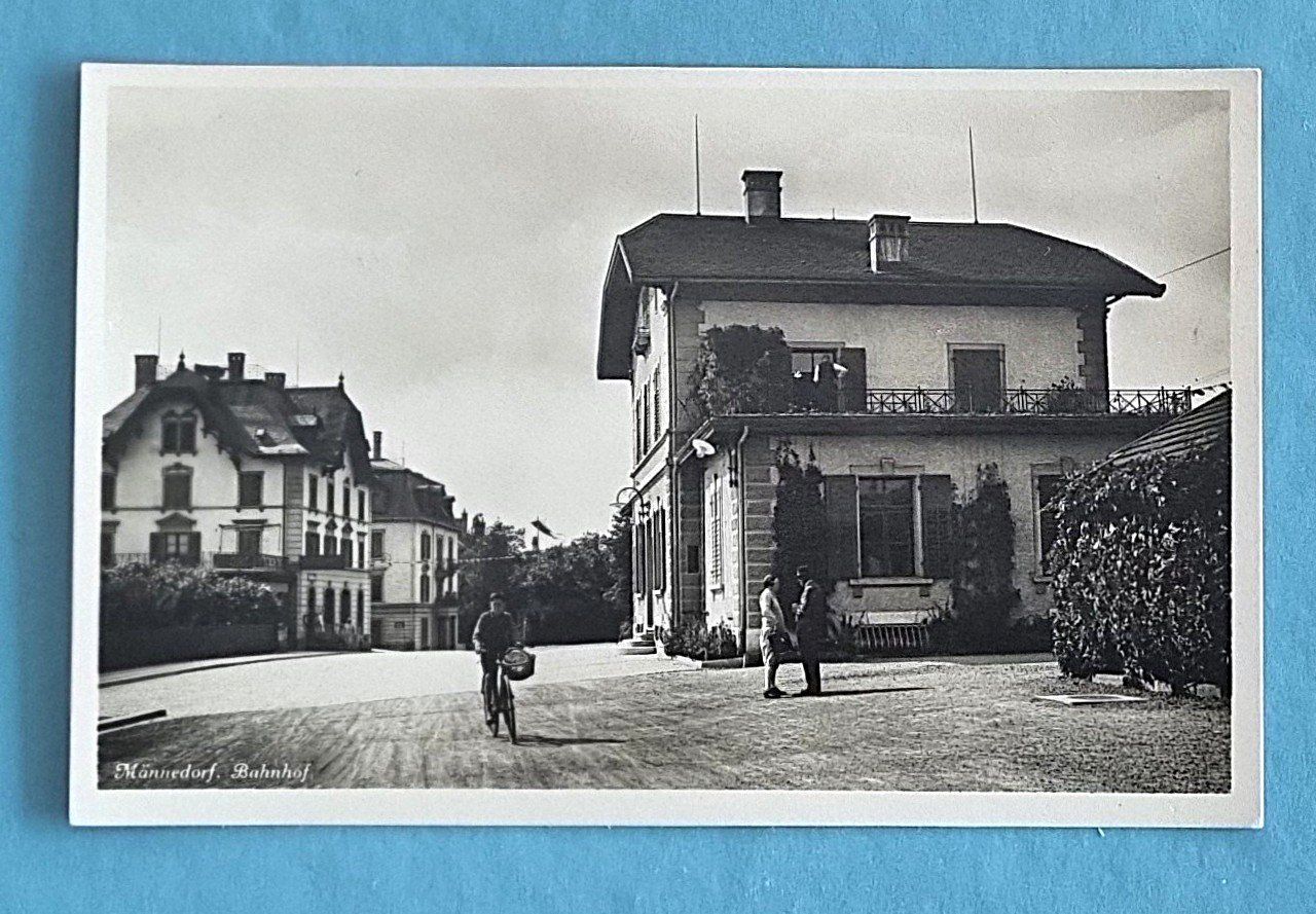 Cartoline postali: Männedorf - Bahnhof – Usato da Rothrist venduto da RROENK