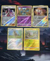Lot de 5 cartes Pokémon ✨