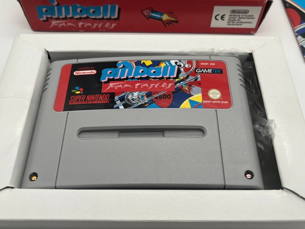 Pinball fantasies SNES Pal OVP Nintendo (Gebraucht) in St. Gallen für ...