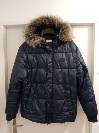 JACK & JONES WARME WINTERJACKE FELL KAPUZE HERREN JACKE XL