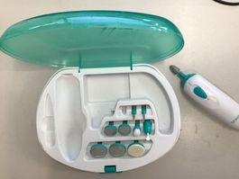 QoNix Nagelfräser Set mit Aufsätzen und Koffer
