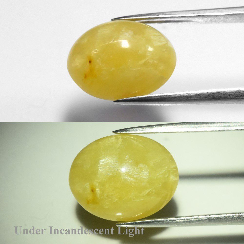 Pietre preziose: 3,22  ct Opale œil-de-chat jaune naturelle – Usato da Carouge GE venduto da Crystal_Energy 1
