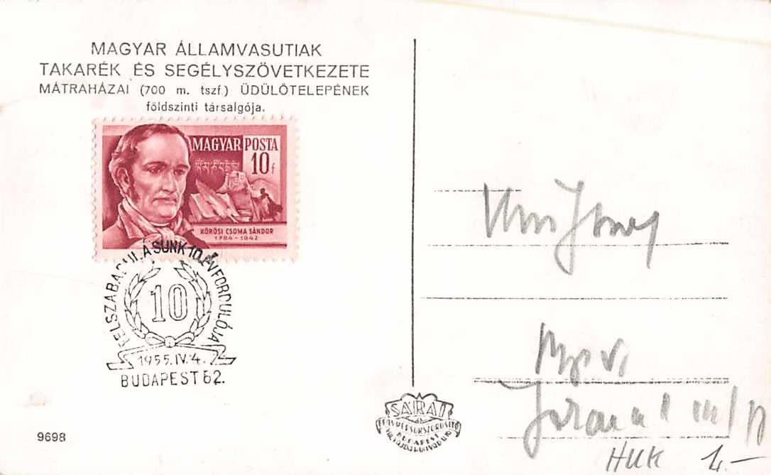 Cartoline postali: EXOTISCHE Ansichtskarten 4x UNGARN mit RESTAURANTS – Usato da Lufingen venduto da TopAnsichtskarten 5