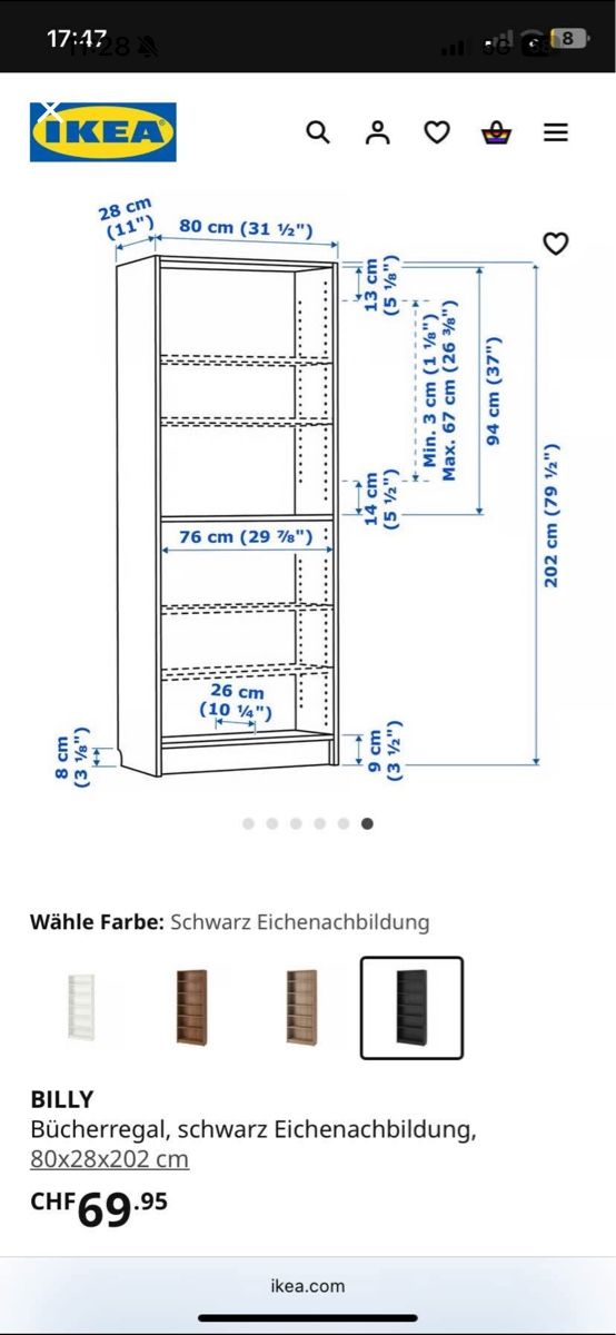 Regale: Ikea Billy Regal – Neu (gemäss Beschreibung) aus Basel von robinho15 1