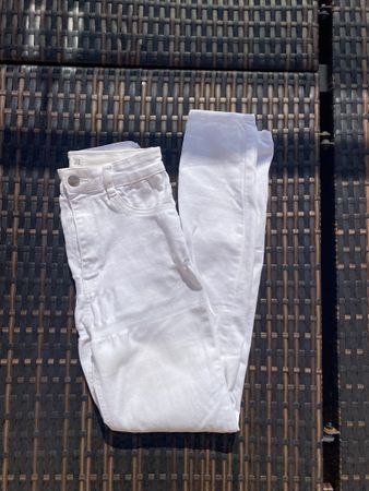 Jeans slim blanc taille 36