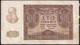 Polen 100 Zlotych 1940