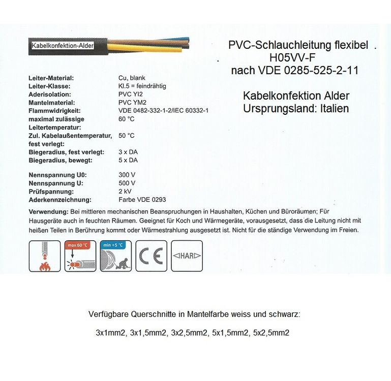 NAOEVO 16 AWG Kabelbaum-Verlängerung – 2-Draht, 9,5 M, Für Lichtleisten & Beleuchtung