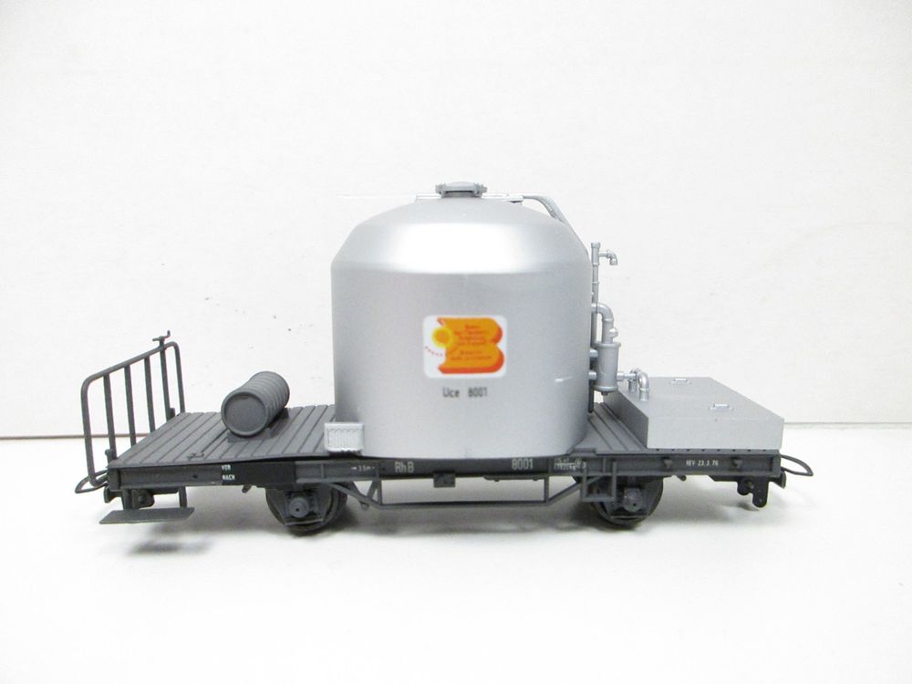 Bemo Modelleisenbahnen: Bemo H0m 2053/2253 RhB Zementtransportwagen Uce 8001 – Gebraucht aus Olten von Heinrich875 5