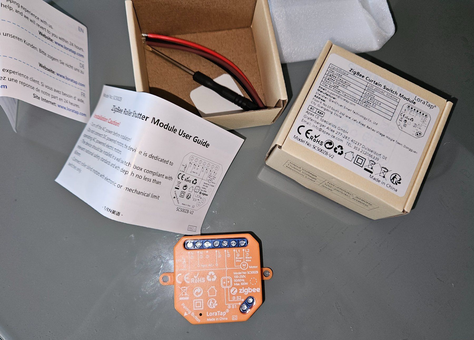 Interruttori: Zigbee Rollladen Aktor, Steuerung – Nuovo (secondo la descrizione) da Wädenswil venduto da foxi2000 1