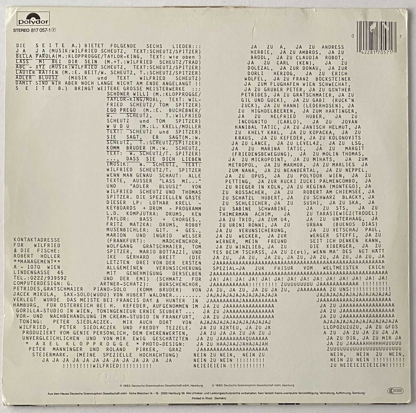 Schallplatten: Wilfried, Ja – Gebraucht aus Flums von Empe1 1