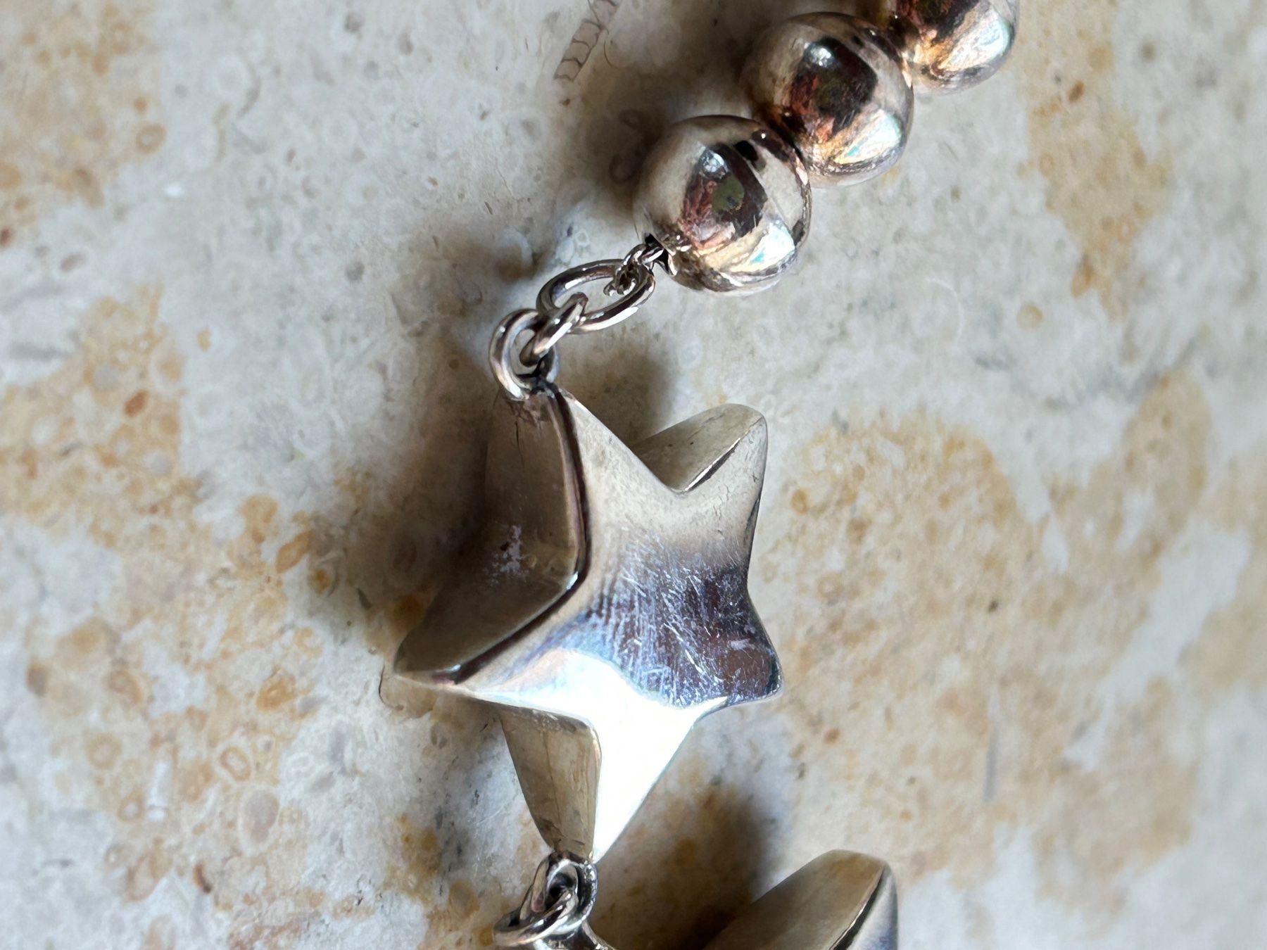Colliers: Silberkette mit 3 Sternen/ Weihnachtskette – D'occasion à Laufen par belleskulptur 9