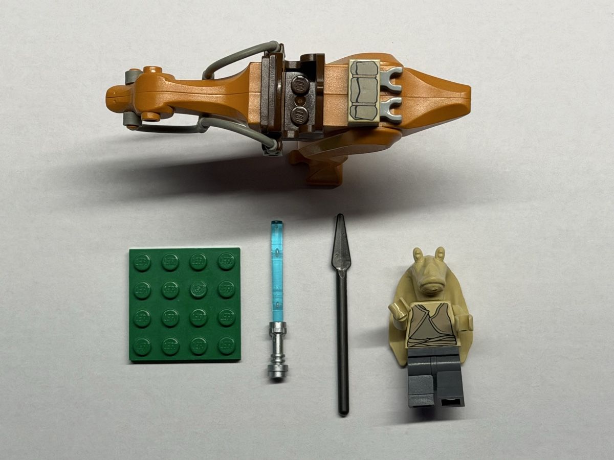 Lego Giocattoli: LEGO Star Wars Figur-Kaadu-Jar Jar Binks. – Usato da Rheinfelden venduto da zim_2hqc 2