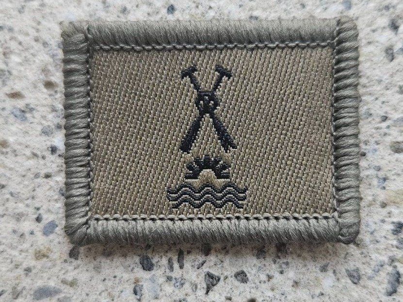 Schweizer Armee Placchette & Badge: *** Funktionsabzeichen Rammpontonier Klett *** – Nuovo e nell'imballaggio originale da Riedholz venduto da fr_sIruP