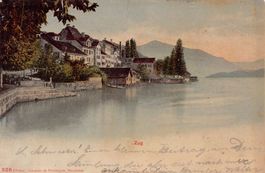 Zug vom See aus, gelaufen 1903