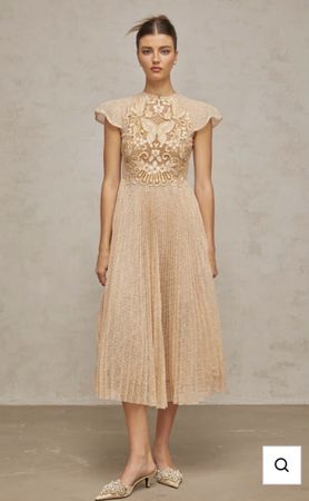 Elegant Butterfly Midi Dress