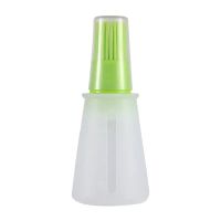 Silikon Grill & Backpinsel, Ölflasche, grün