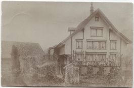 Landwirtschaft/Bauernhaus/Garten 1917 Lütisburg SG