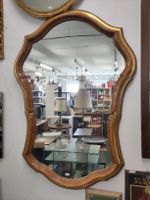Alter Wandspiegel aus Holz 