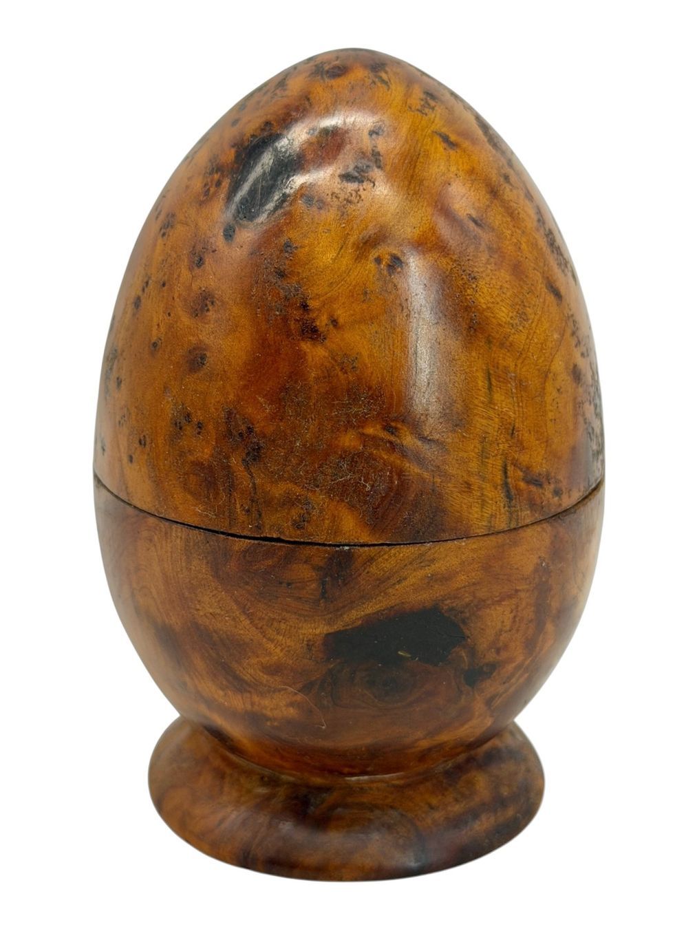 Barattoli: Boîte ancienne en loupe de thuya – Usato da Morges venduto da vintiques 5