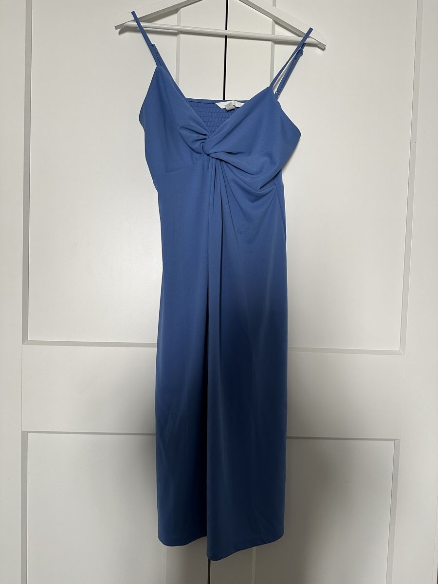 H&M Kleider: blaues Sommerkleid – Gebraucht aus Basel von ronjalg