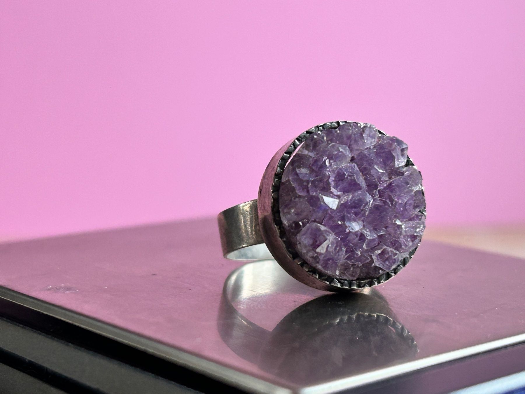 Anelli: Silberring Amethyst Spitzen (60) – Usato da Dittingen venduto da Bijoubelle 8