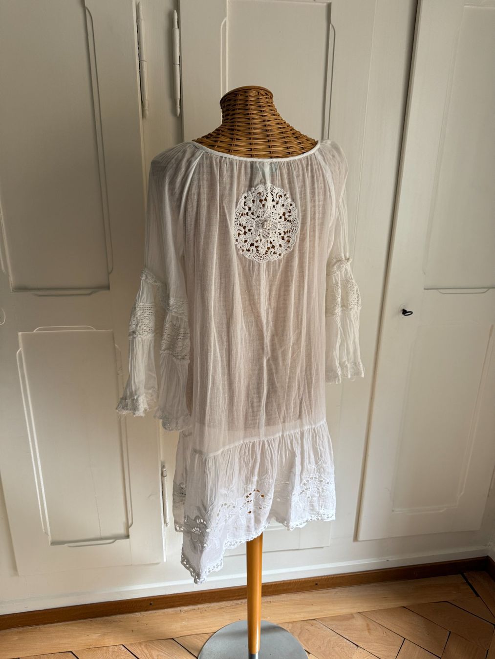 Vestiti: GIACOMO CINQUE - Hippie Kleid weiss – Usato da Zürich venduto da Diazaio 2