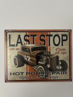 Blechschild Hot Rod Repair Last