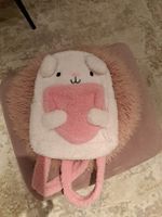 Kinderrucksack Plüsch Hase Herz Rosa neu