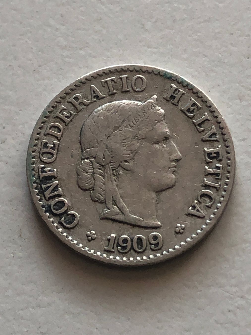 Tutti le monete: 5 Rp. 1909 – Usato da Schötz venduto da Odpa