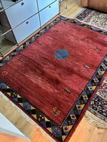 Gabbeh Orienttepich Perser handgeknüpft Rot Top Zustand