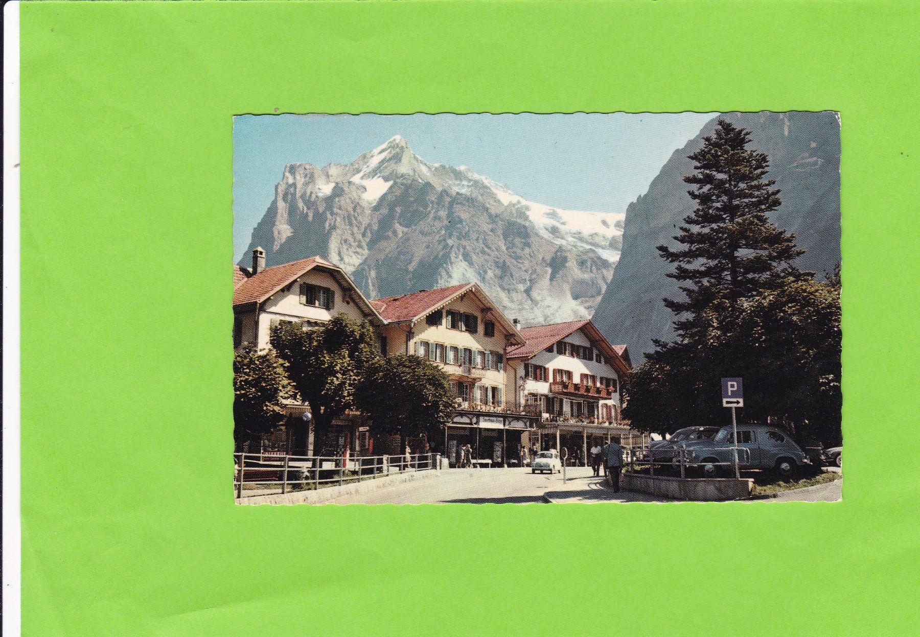 Cartes postales: Grindelwald-Dorfstrasse-Oldtimer – D'occasion à St. Peterzell par neckertal