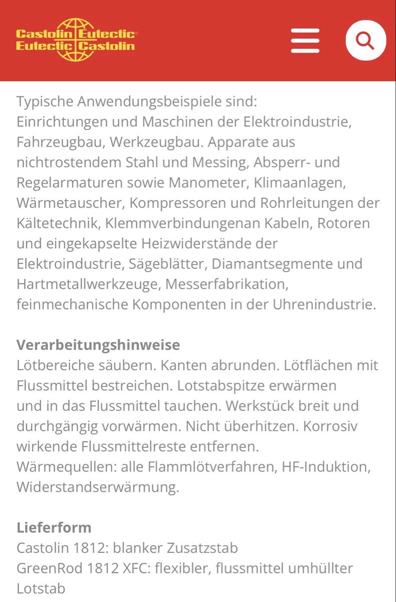 Tutti gli attrezzi: Silberlotstäbe  – Nuovo (secondo la descrizione) da Grafenried venduto da CKRi22 3