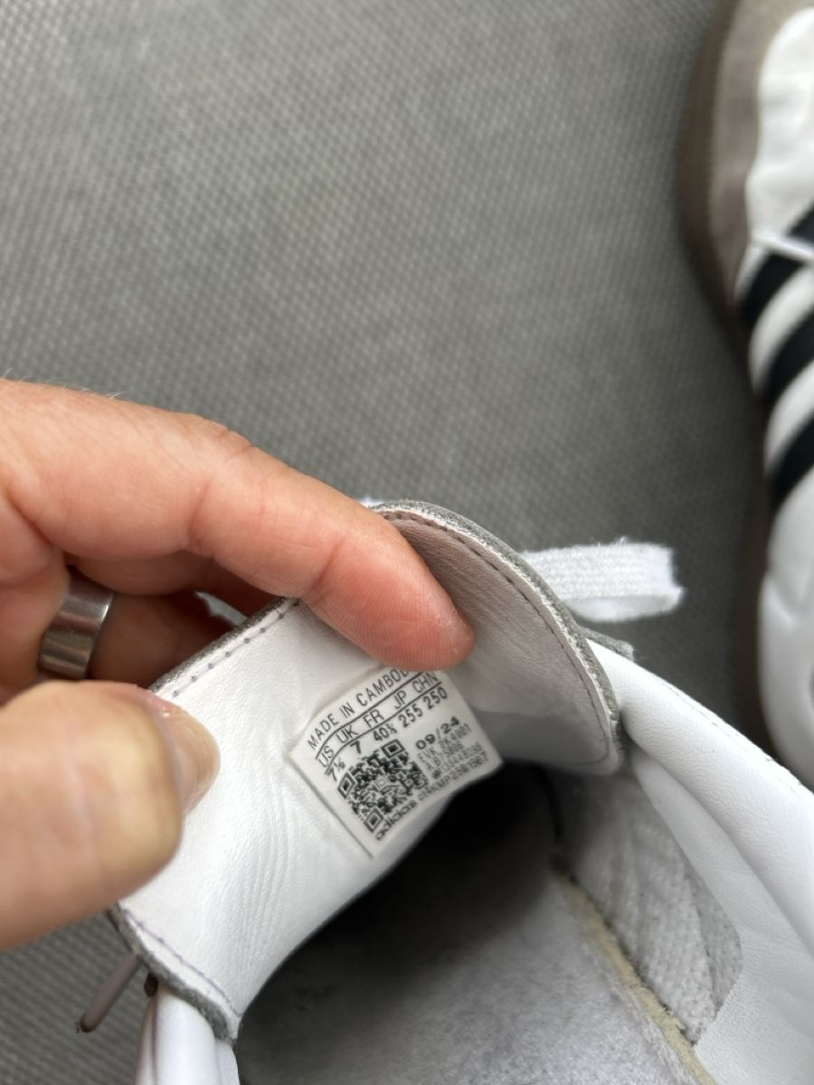 Adidas Herrenschuhe: adidas Samba, Grösse 40 2/3, weiss – Gebraucht aus Erlinsbach SO von hallon480 6