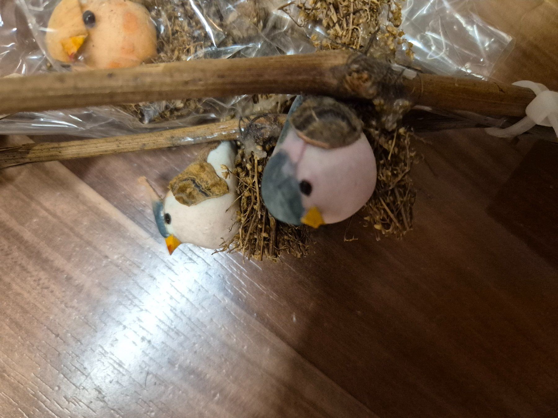 Tutte le decorazioni: 5x Stecker / Sträusschen mit Vögeln L3 – Nuovo e nell'imballaggio originale da Schwarzenburg venduto da Flamingo07 1