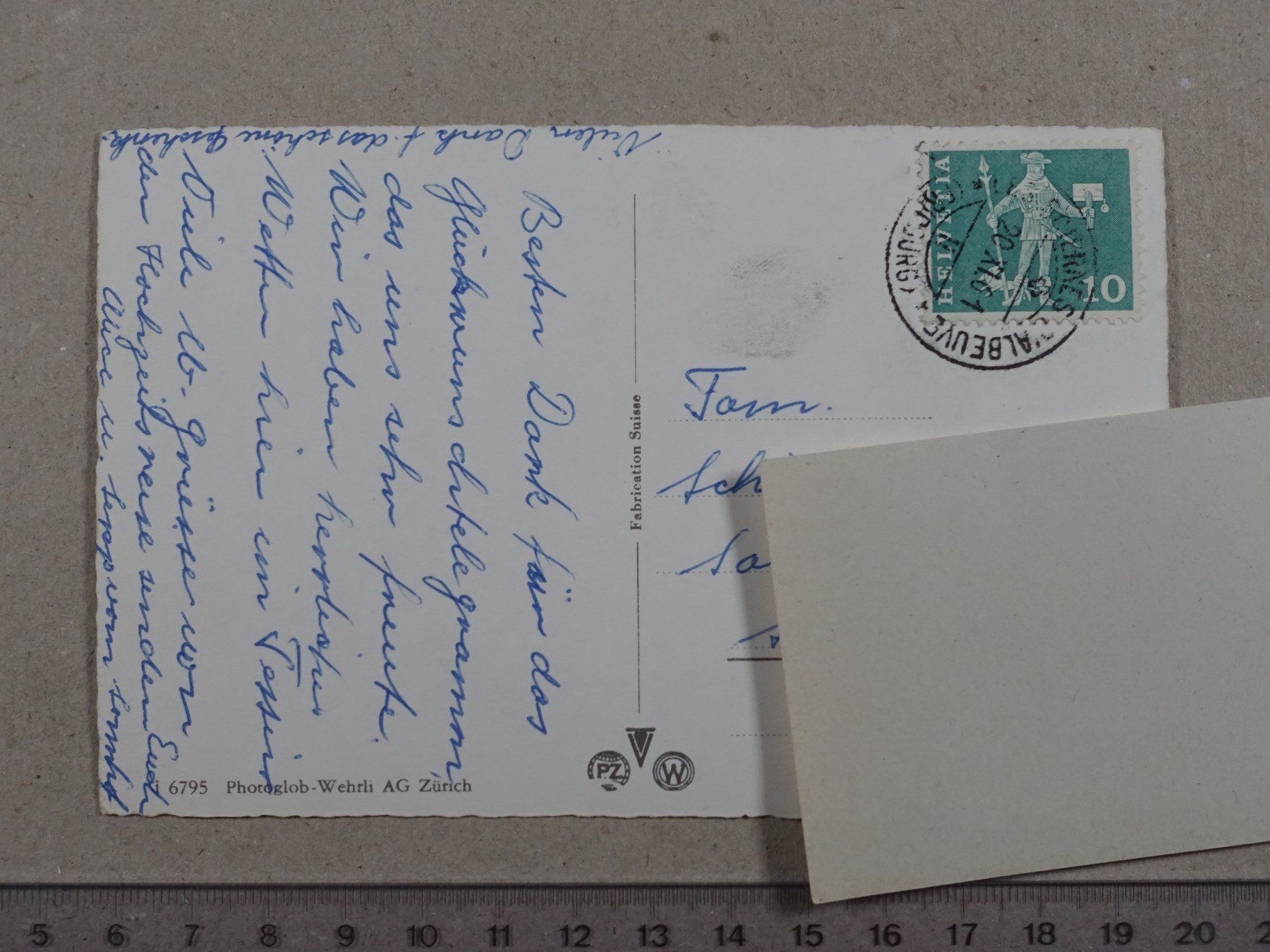 Cartoline postali: Locarno, Lago Maggiore, 1961 – Usato da Lenzburg venduto da fh1 1