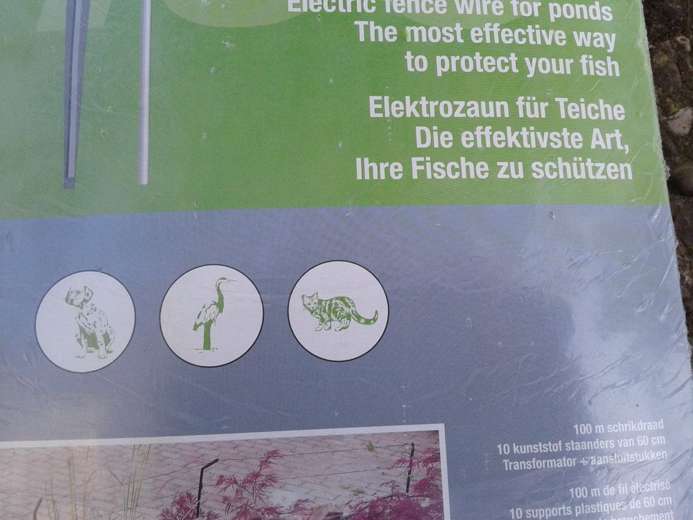 Teich Elektro Zaun Pond Defence 100 OVP Kaufen auf Ricardo