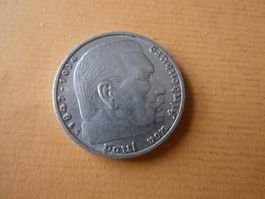 Dt. Reich 1936 F, 5 Reichsmark - Silber