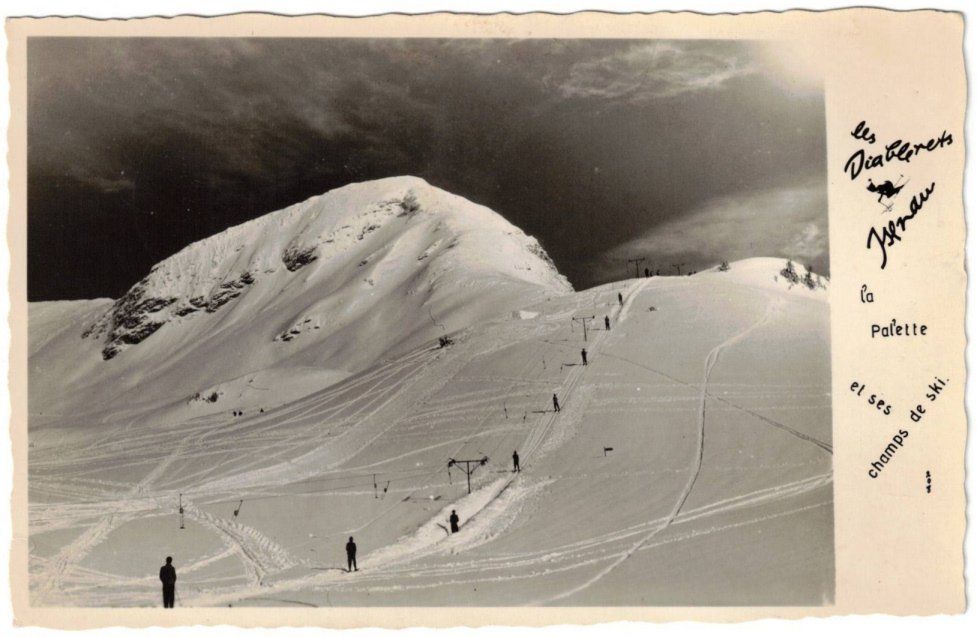 Cartes postales: Les Diablerets - Skilift Isenau – D'occasion à Binningen par Mountainrider
