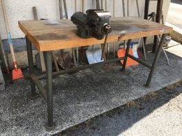 Étau d'établi vintage EMC 36 robuste - Bricolage 💪🛠️