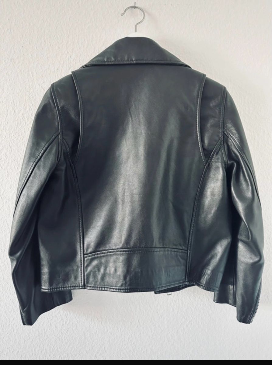 Ganni Vestes: Lederjacke Scwarz GANNI – D'occasion à Zürich par rfe_g6kw 3